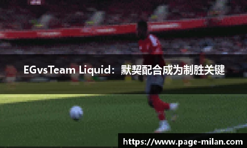 EGvsTeam Liquid：默契配合成为制胜关键